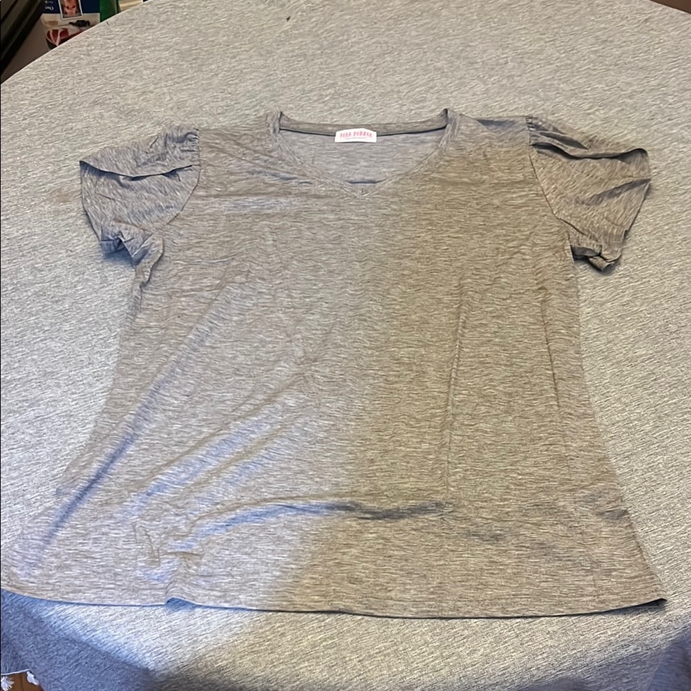 Gray Short Sleeve T-Shirt Classic Fit